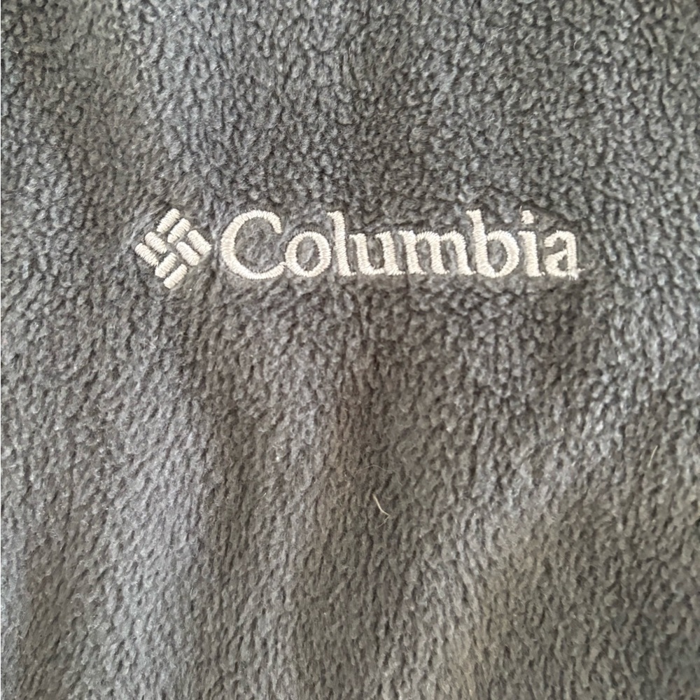 Columbia Charcoal Fleece Outerwear vest
